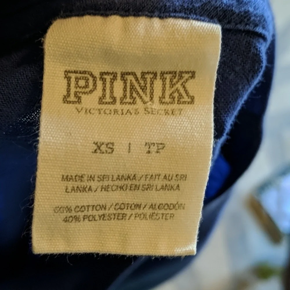 VS PINK || Long Sleeve Blue Shirt w/ Pocket